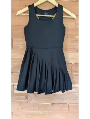 Freely Black Pleated Active Dress Size M NWOT